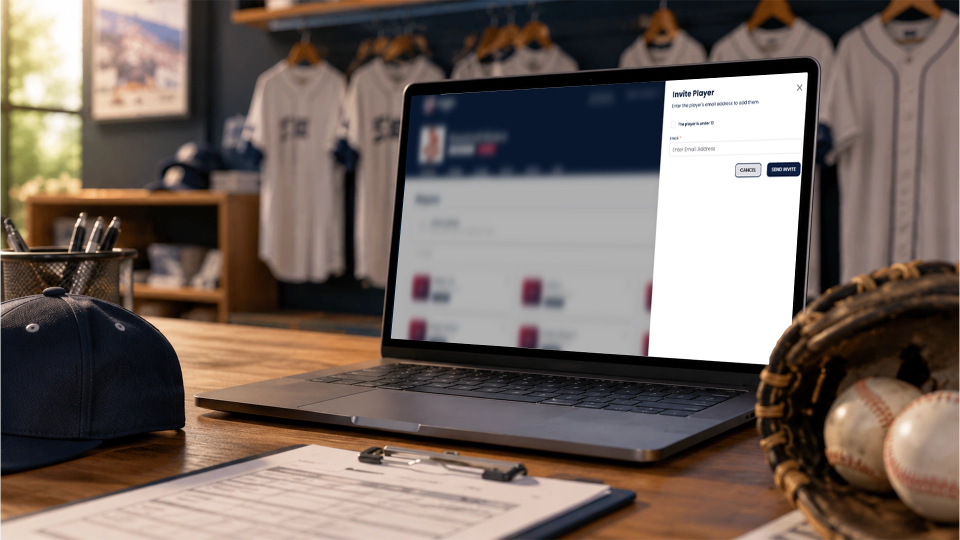 How to Invite a Player to Your Organization on Baseball Blitz